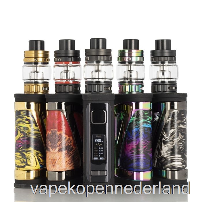 Elektronische Sigaret Vape Smok Scar-18 230w Starterkit [tfv9 Vers] Vloeistofblauw